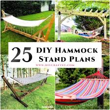 25 homemade diy hammock stand plans and