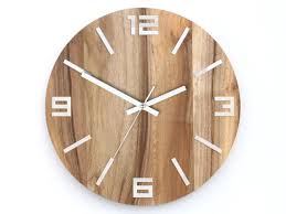 Wall Clock 100 Walnut Tree Wood Clock