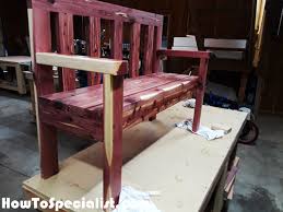 Diy Cedar Bench Made From 2x4s