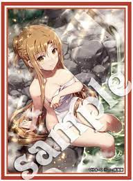 Sword Art Online SAO hot spring Asuna doujin Card Sleeve Protector | eBay