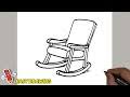 rocking chair drawing how to draw and