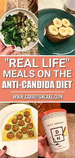 There are three candida food lists on this website. Real Life Meals On The Anti Candida Diet