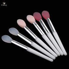 6 pieces soft silicone makeup brushes