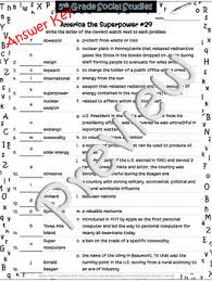 A new puzzle is published every day. America The Superpower Match Em Vocab 29 Social Studies Weekly No Prep