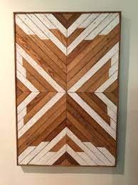 Reclaimed Wood Wall Art Wood Mosiac