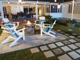 how to lay a paver patio for a firepit