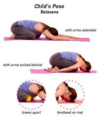how to do child s pose in yoga