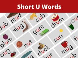 short u sounds word lists decodable