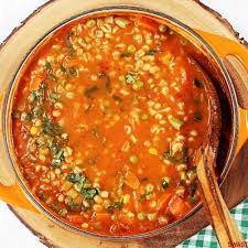 Easy Recipe Delicious Barley Soup The Healthy Cake Recipes gambar png