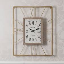 Clock Leonide Vintage Style Bleached