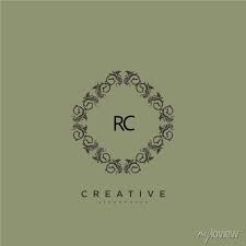 rc beauty vector initial logo