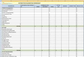 Construction Bid Sheet Template Free And Contractor Proposal Sheets