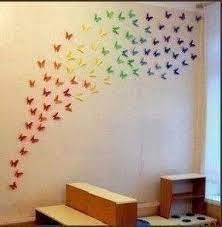 decorate rooms with paper colored