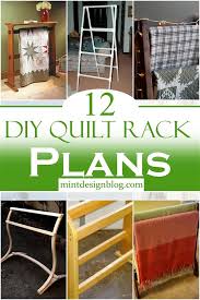 12 Free Diy Quilt Rack Plans With