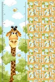 Zoe The Giraffe Growth Chart Panel
