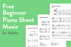 free beginner piano sheet