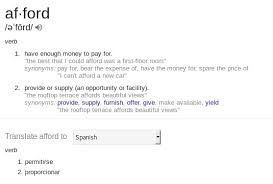 نتیجه جستجوی لغت [affords] در گوگل