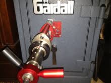 They should be able to contact the manufacture of the safe and once the prove they are a licensed bonded locksmith, they should give him the combination, then they can come and open the safe or just give you the combination. Safe Cracking Wikipedia