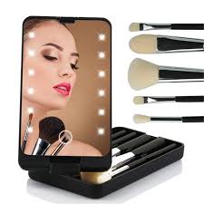 portable led light makeup mirror with
