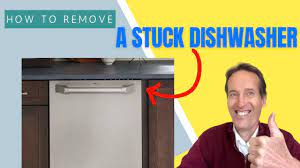✨ DISHWASHER STUCK IN CABINET - Easy Fix ✨ - YouTube