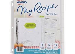 54 Recipe Binder Divider Tabs Clean Life And Home