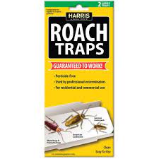 harris roach indoor insect trap 2 pack