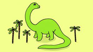 Apprendre à dessiner un dinosaure diplodocus - YouTube