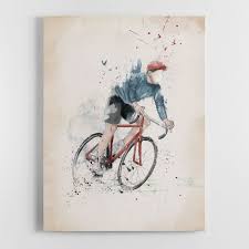 Bicycle Canvas Wall Art Print