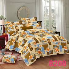 Fl Printed Glace Cotton Double Bed