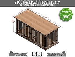 Diy Kennel Diy Plans Wooden Dog Crate