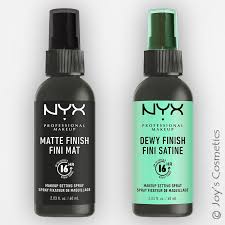 2 nyx makeup setting spray matte