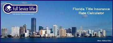 Florida Title Insurance Calculator Florida Promulgated