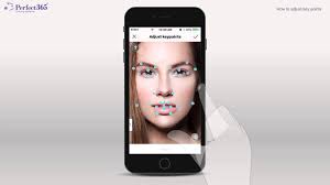 perfect365 app adjust key points for