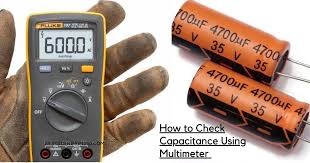 how to check capacitance using