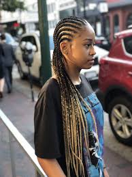 This slanted individual braid bob was a instead of doing something outrageous, opt for two simple styles like wavy and straight plaits so that double braids, short sides, a small bun and blonde highlights seem simple on their own, but. Hairbykimani Cornrow Hairstyles Braided Cornrow Hairstyles African Braids Hairstyles