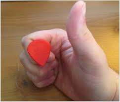 Guitar picks or plectrums are guitar accessories that are mainly used because to produce brighter, louder sounds more than the human fingers can. How To Hold A Guitar Pick In 3 Easy Steps National Guitar Academy