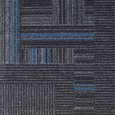 blue contract carpet tile