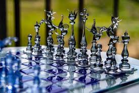 Handmade Murano Glass Chess Board