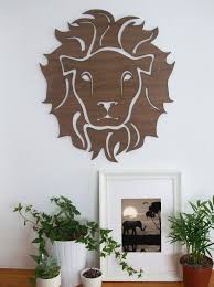 Animal Head Wall Art Wooden Wall Art