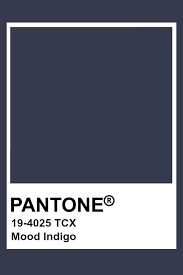 Pantone Mood Indigo In 2019 Pantone Colour Palettes