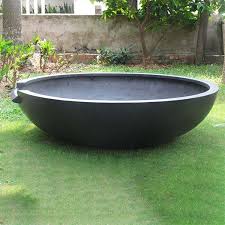 Low Bowl With Spillway Planter