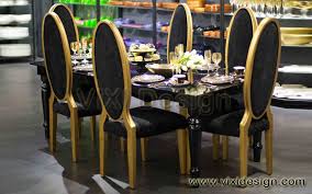 Unfollow dining room chairs to stop getting updates on your ebay feed. Gold High Back Chair Dining Table Set Oman Vixi Design Furniture