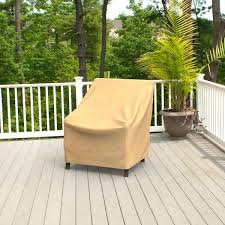 Budge High Back Chair Cover Tan
