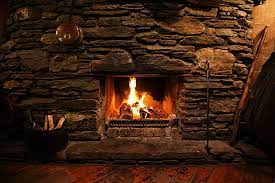 Stone Fireplace 1080p 2k 4k 5k Hd