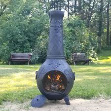 Chiminea G Cast Iron Outdoor Fireplace