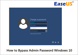 how to byp admin pword windows 10