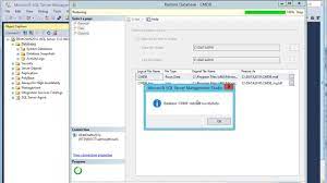 how to re database in sql server