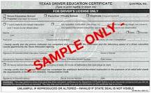 Image result for what can i do with a texas state drivers course certificate