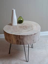 Reclaimed Tree Trunk Tables For The Eco