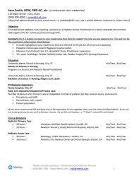 Resume For Nursing Job With Nurse Practitioner Job Description